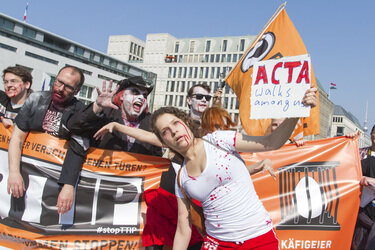 Zombie-Walk der Piratenpartei, Berlin