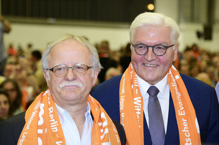 Steinmeier auf dem 36. Deutschen Evangelischen Kirchentag in Berlin