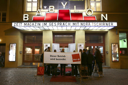 Streik im Kino Babylon Berlin