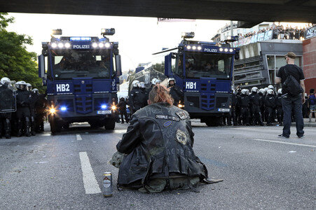 'G20 Welcome to Hell' Demo in Hamburg