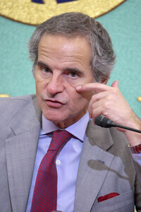 Pressekoferenz mit Rafael Grossi in Tokio