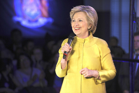 Wahlkampfrede von Hillary Clinton in New York