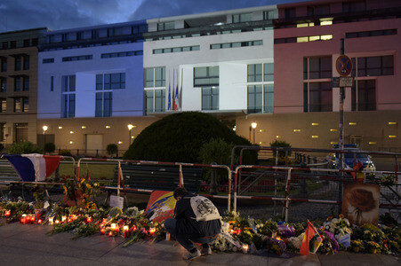 Gedenken an die Opfer des Anschlags von Nizza in Berlin