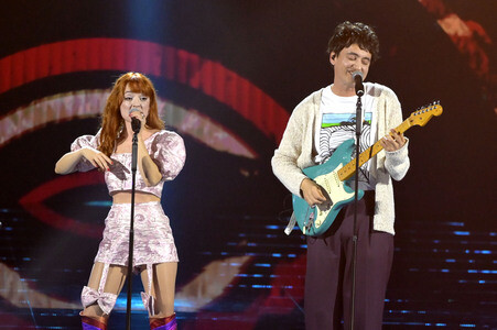 TV-Show 'Sanremo Top' in Rom