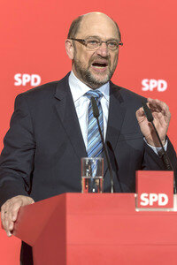 SPD-Pressekonferenz zu den Koalitionsverhandlungen in Berlin