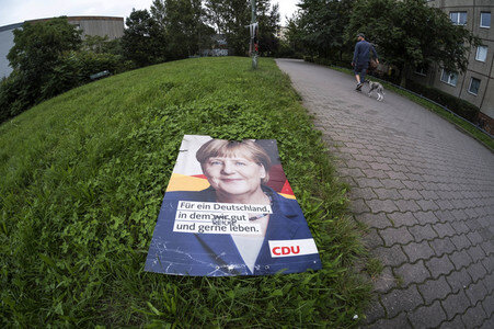 Bundestagswahlkampf-Plakate in Berlin