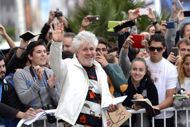 Ankunft von Pedro Almodóvar auf dem San Sebastian Film Festival 2014