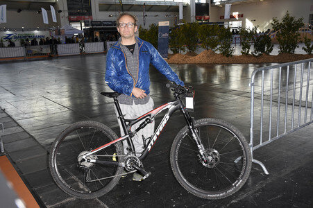 Wigald Boning auf der f.re.e Reise- und Freizeitmesse in München