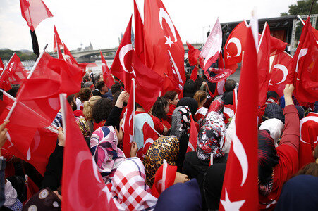 Erdogan-Demo in Köln