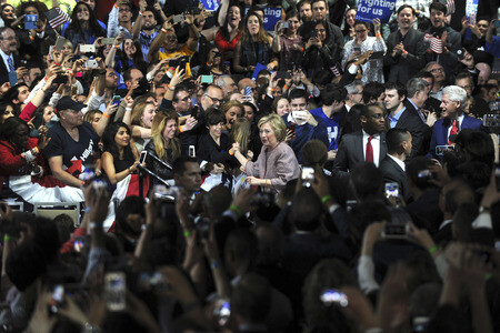 Hillary Clinton bei der NY State Democratic Primary Victory Celebration in New York
