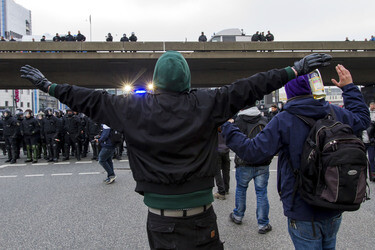 Demonstration 'Hooligans gegen Salafisten', Hannover