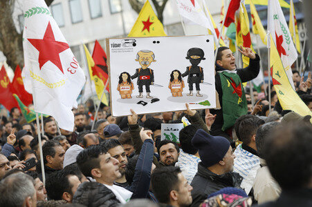 Kurden-Demo in Köln