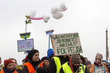 No Pegida Demonstration, Dresden