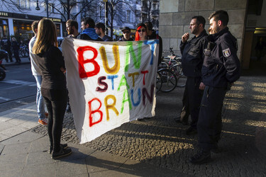 Demonstration gegen NPD-Kundgebung, Berlin