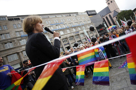 Mahnwache für die Opfer des Terror-Anschlags von Orlando in Köln