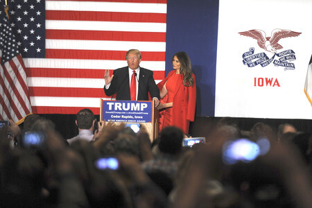 Wahlkampfrede von Donald Trump in Cedar Rapids