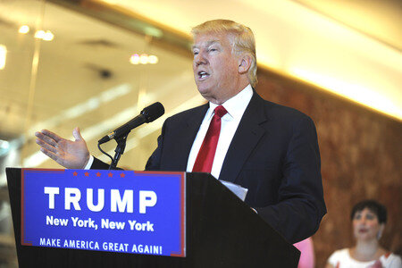 Donald Trump Pressekonferenz in New York