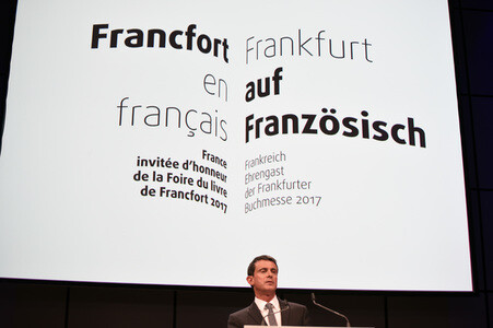 Ehrengast Frankreich Pressekonferenz auf der Frankfurter Buchmesse 2016