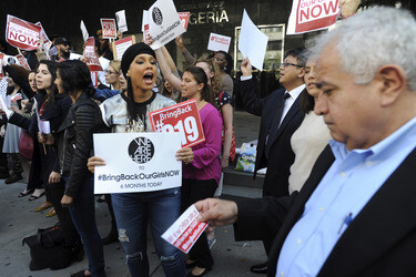 Protest gegen Boko Haram, New York