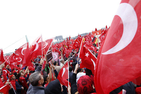 Erdogan-Demo in Köln