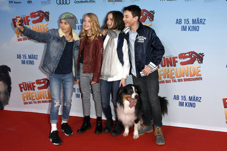 Filmpremiere 'Fünf Freunde und das Tal der Dinosaurier' in München