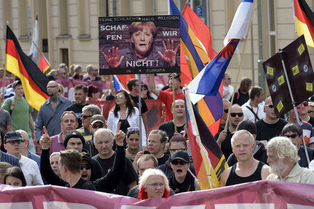 'Merkel muss weg' Demo in Berlin