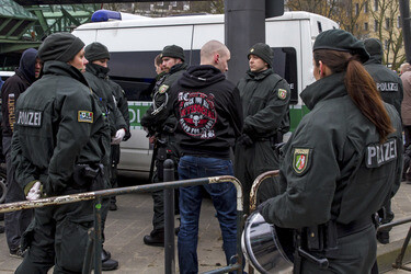 Pegida Demonstration, Wuppertal