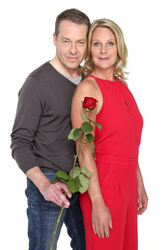 Fototermin zur TV-Serie 'Rote Rosen' in Hamburg