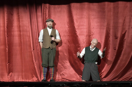 Theaterprobe 'Erich und die Detektive' in Berlin