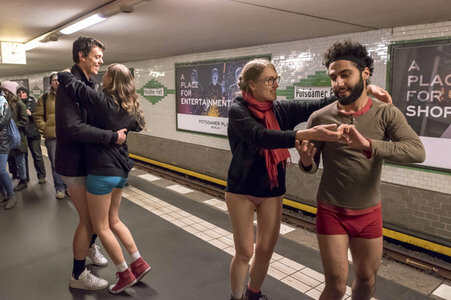 No Pants Subway Ride Berlin 2018