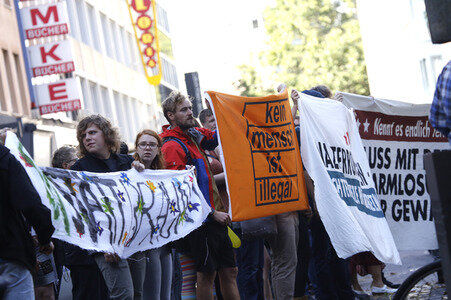 Gegendemo zur Pro NRW Kundgebung in Köln