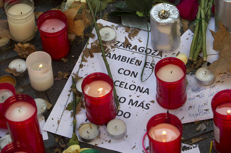 Trauer um die Opfer des Terroranschlags in Barcelona