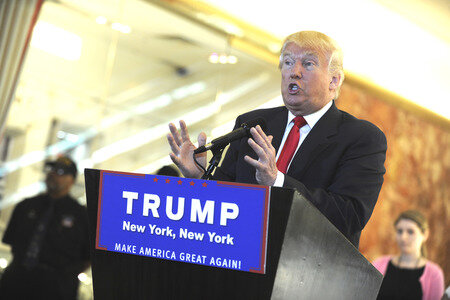 Donald Trump Pressekonferenz in New York