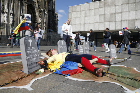 Venezuela Protest in Köln