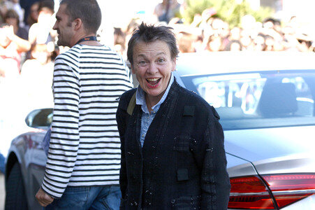Ankunft von Laurie Anderson, San Sebastian Film Festival 2015
