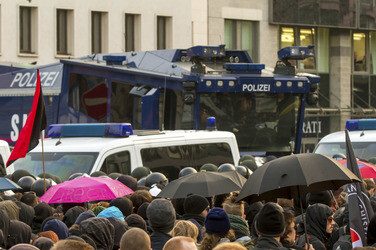 Demonstration gegen die EZB, Frankfurt
