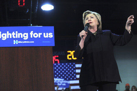 Walkampfrede von Hillary Clinton in New Jersey
