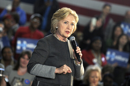Wahlkampfrede von Hillary Clinton in New York