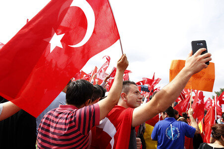 Erdogan-Demo in Köln