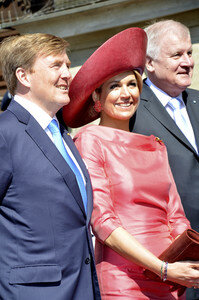 König Willem-Alexander und Königin Maxima der Niederlande in München