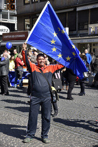 'Pulse of Europe' Kundgebung in Frankfurt