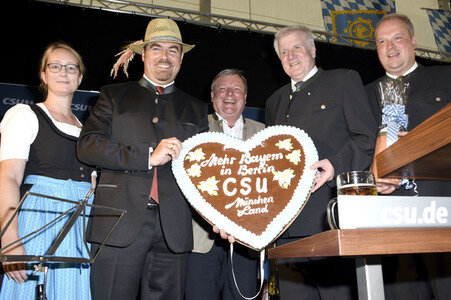 Wahlkampfveranstaltung der CSU in Grasbrunn