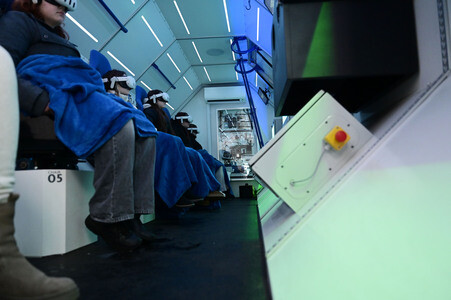 Der High-Tech-LKW Spacebuzz One in Görlitz