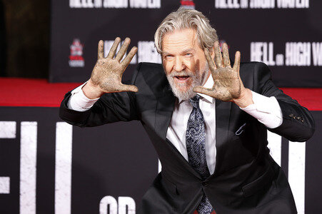 Hand and Footprint Ceremony mit Jeff Bridges in Los Angeles