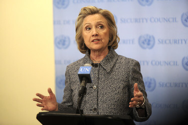 Hillary Clinton Pressekonferenz, New York