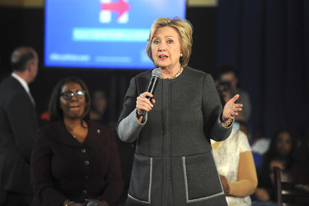 Wahlkampfrede von Hillary Clinton in New York