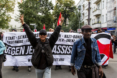 Demonstration gegen Rassismus und Abschiebungen, Berlin