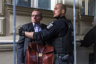 Farbbeutel Attacke auf Klaus Rösler, Berlin