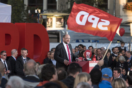 Wahlkampfveranstaltung mit Martin Schulz in Berlin