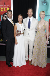 Henry Cavill, Alicia Vikander, Armie Hammer, Elizabeth Debick